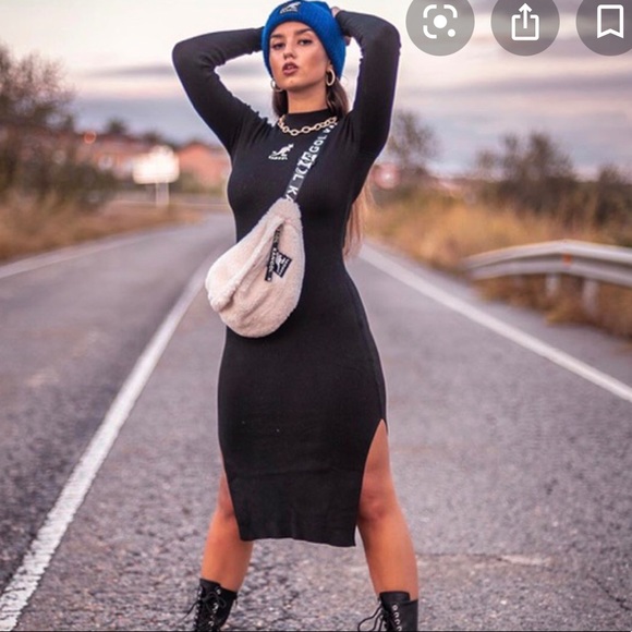 Kangol | Dresses | Kangol Black Dress S 